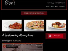 Tablet Screenshot of enzos.ca
